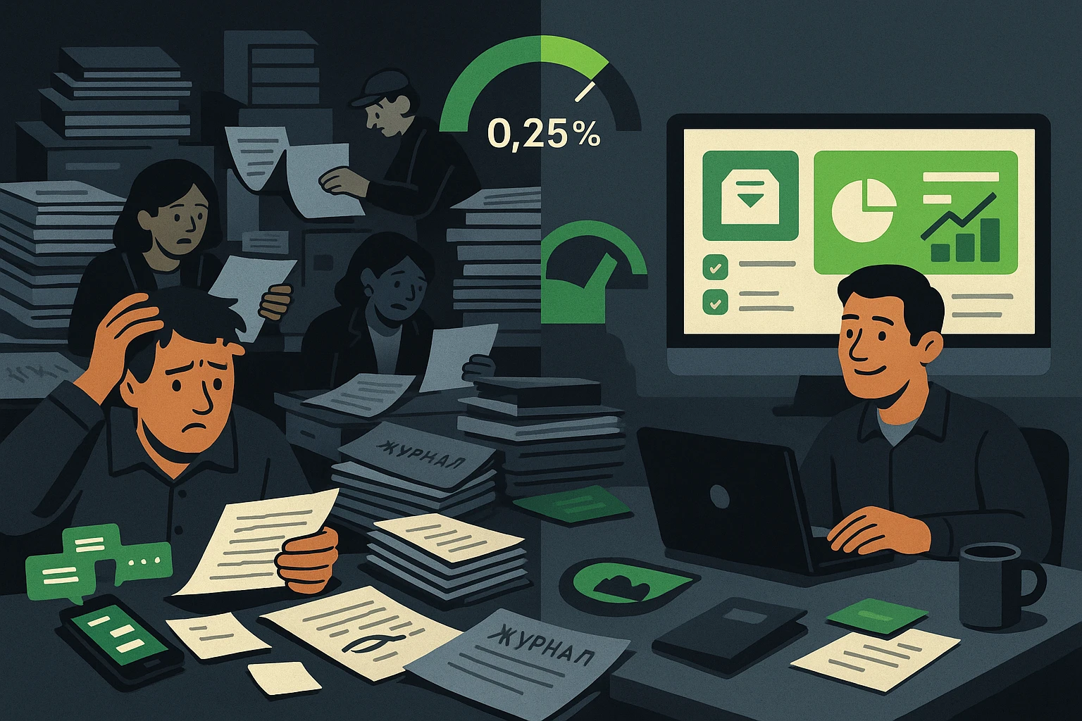 В России выявлен невероятно низкий уровень автоматизации:  российские компании готовы тратить на цифровизацию не более четверти процента от выручки 