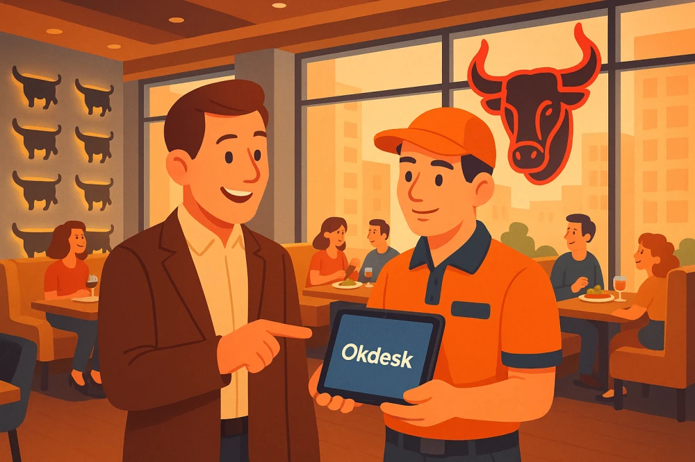 Рестораны The Бык оцифровали сервисные процессы с помощью Okdesk
