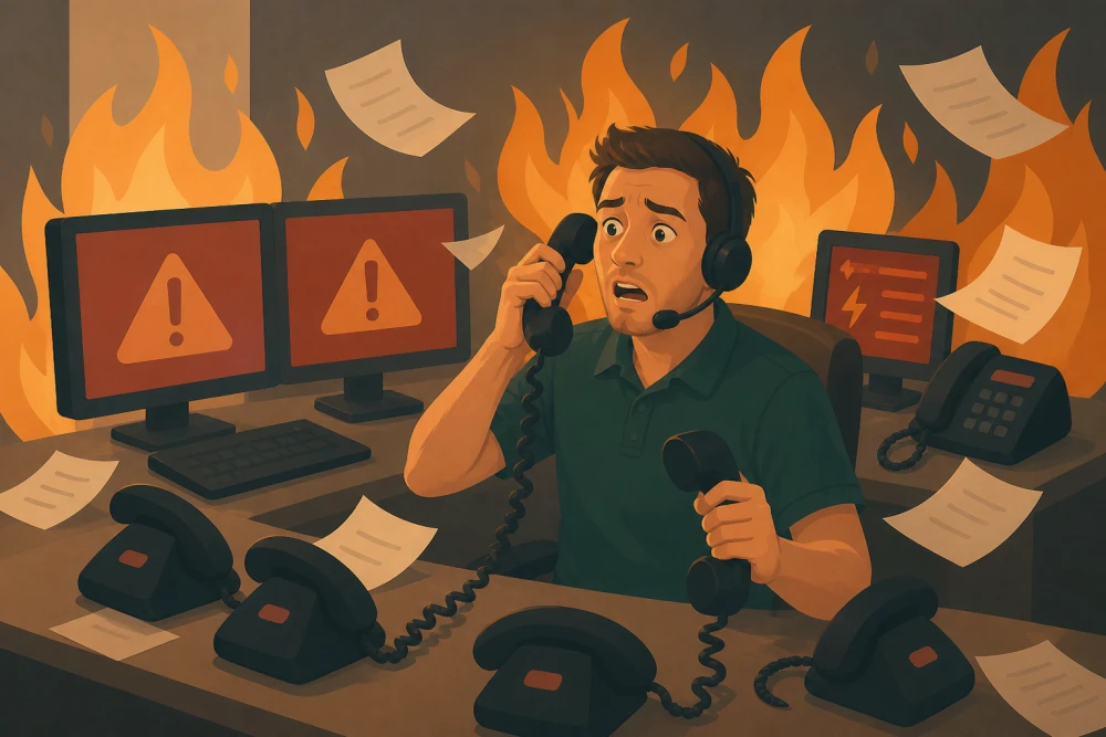 «У нас всё горит!»: как снизить нагрузку на диспетчеров и не выгореть вместе с ними