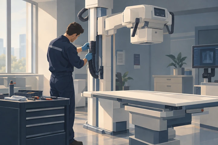 Как провести техобслуживание рентгеновского аппарата SG-Healthcare JUMONG F