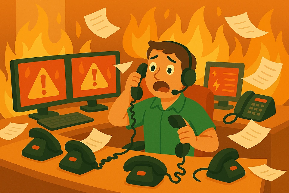 «У нас всё горит!»: как снизить нагрузку на диспетчеров и не выгореть вместе с ними